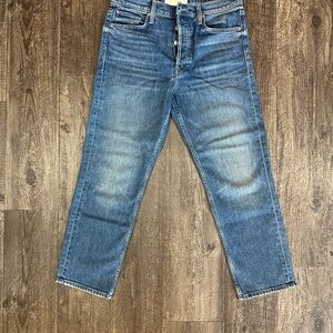 MOTHER Women’s Superior Classic Blue Straight Jeans